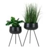Pots De Fleurs Ardola 2 Pots De Fleurs En Noir 1 Pots De Fleurs Ardola 2 Pots De Fleurs En Noir -Terre et Verdure d5adf533597131af