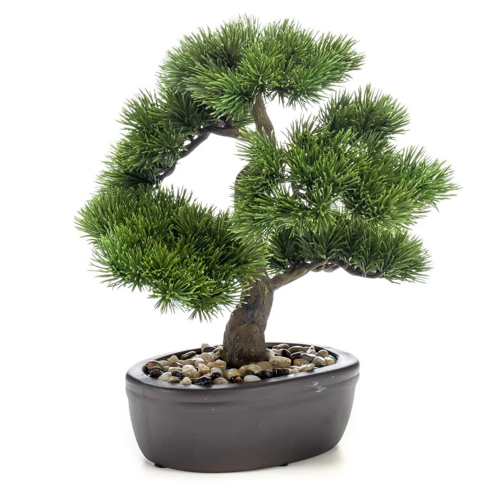 Emerald Bonsaï Pinus Artificiel Sur Plaque Marronne 32 Cm 3 Emerald Bonsaï Pinus Artificiel Sur Plaque Marronne 32 Cm
